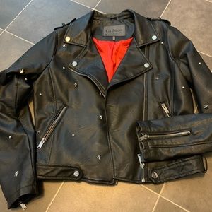 Women’s brand new faux leather jacket